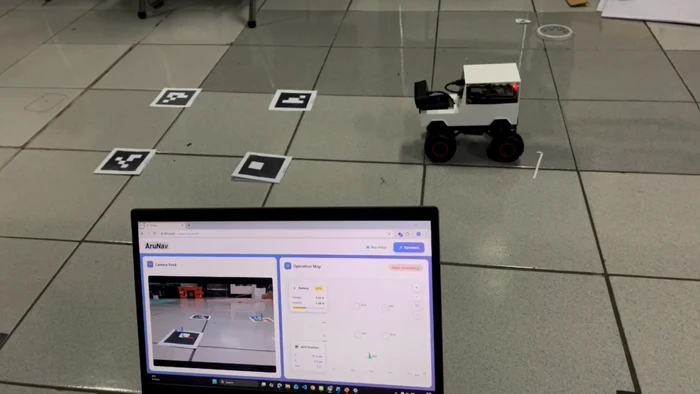 AruNav — ArUco-Based Localization for Automated Guided Vehicles